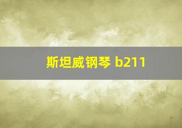 斯坦威钢琴 b211